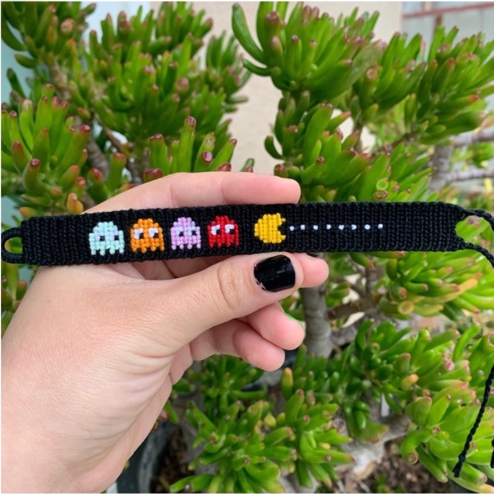Handmade Pac-Man Bracelet